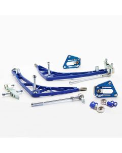 Wisefab BMW E30 with E36 knuckles steering lock drift angle kit